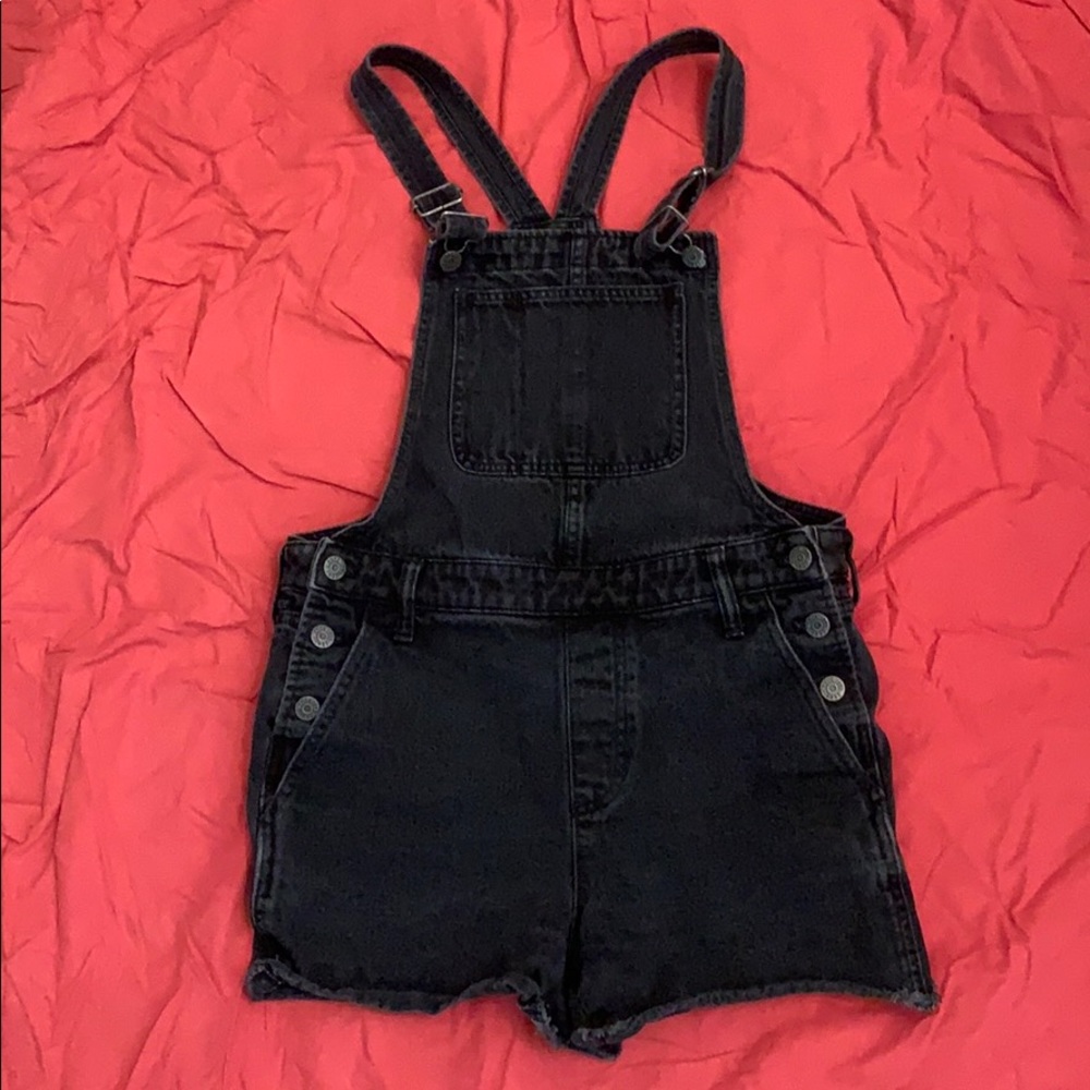 Madewell Black Overalls
